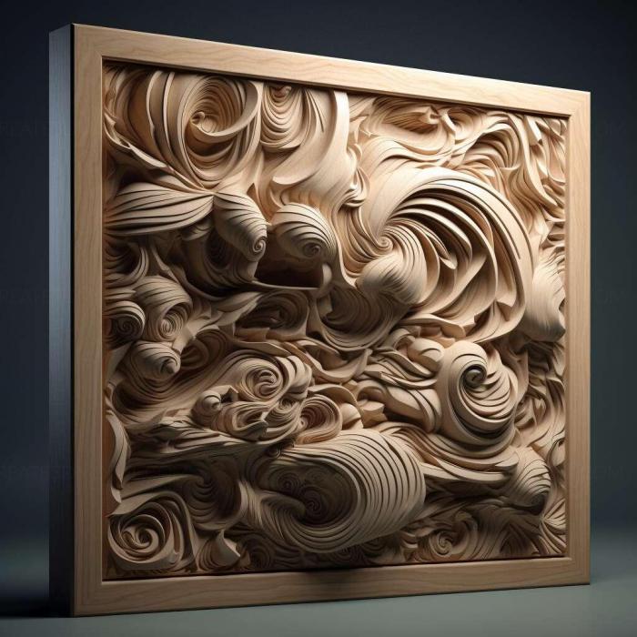 نموذج ثلاثي الأبعاد لآلة CNC 3D Art 